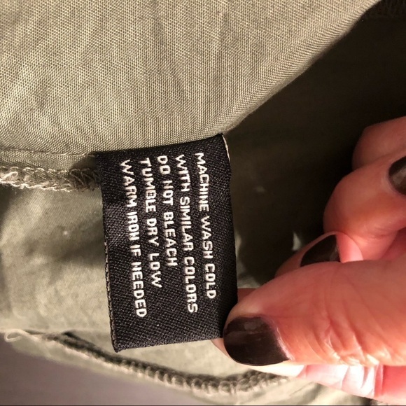 Last Kiss Khaki Green Jacket Size L - Picture 7 of 7